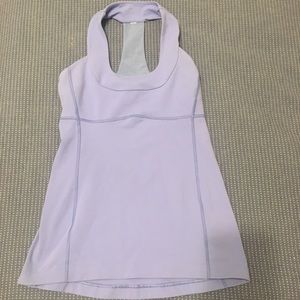 Lululemon scoop neck top with built-in bra